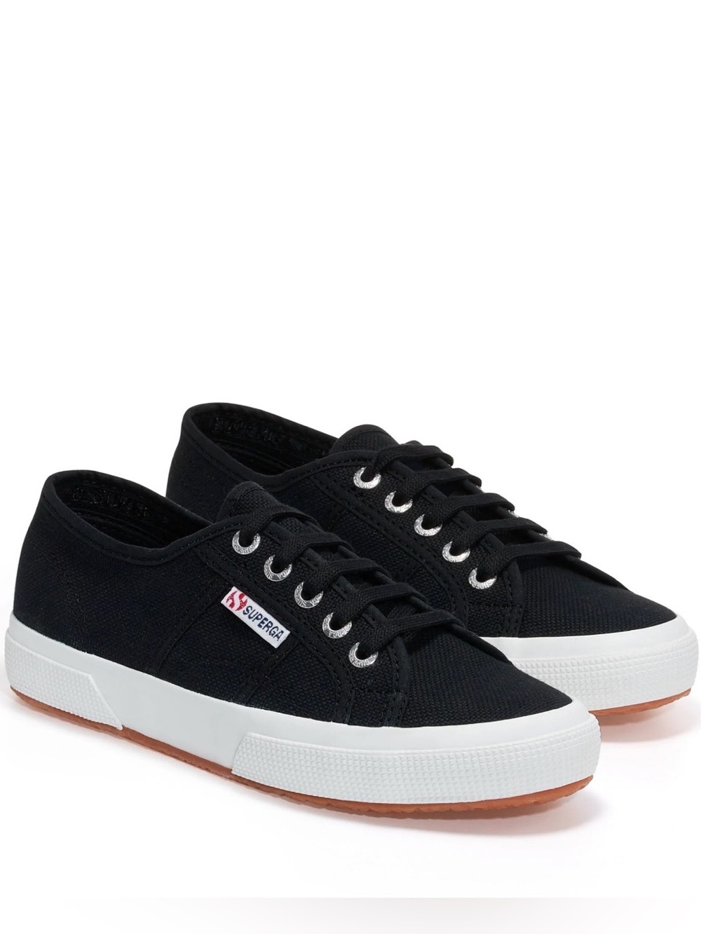 Superga 2750 Cotu Classic Sneakers - Black White (W 6.5) (M 5)